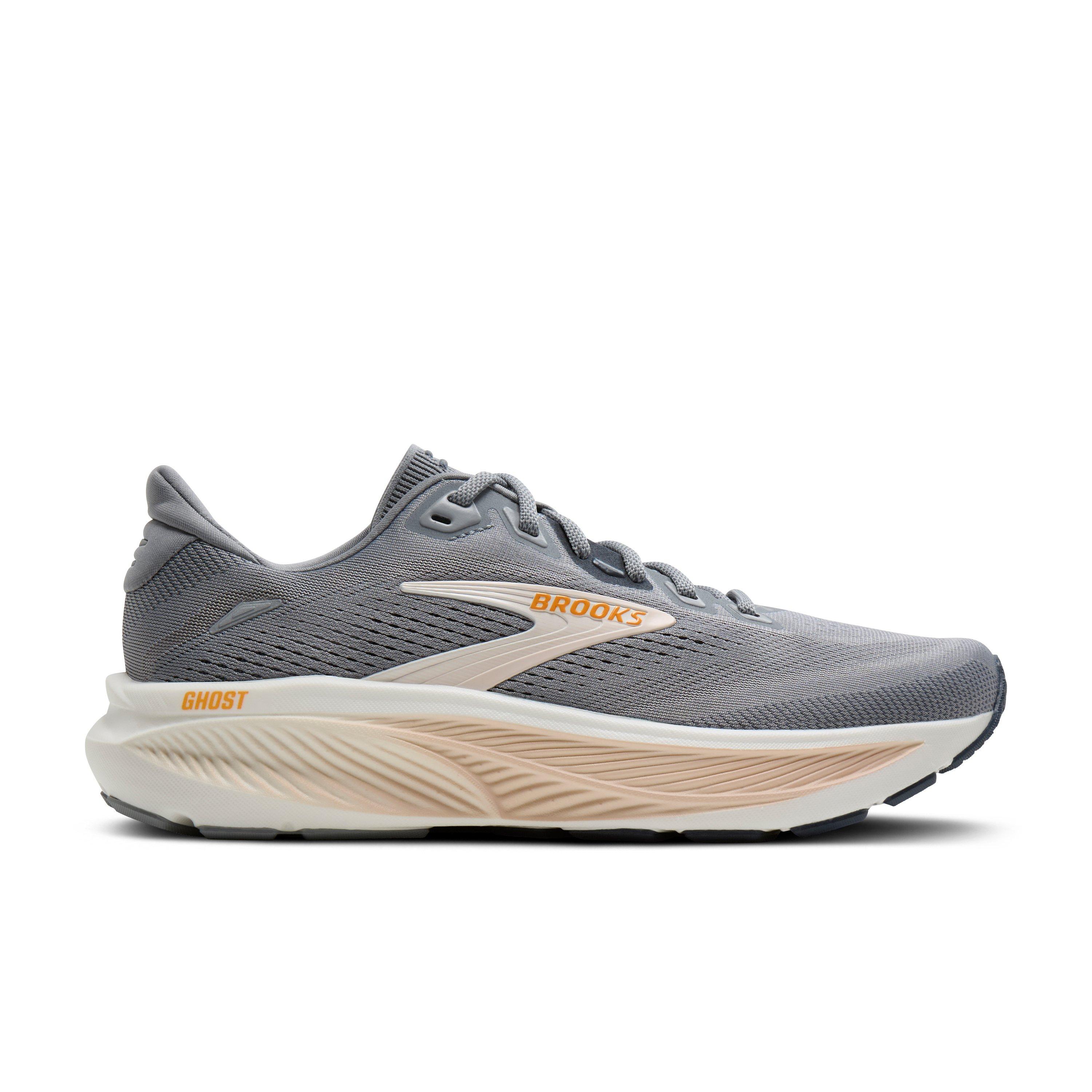 Brooks Ghost 18 "Grey/Morganite/Coconut" Women's Running Shoe - GREY/MORGANITE/COCONUT